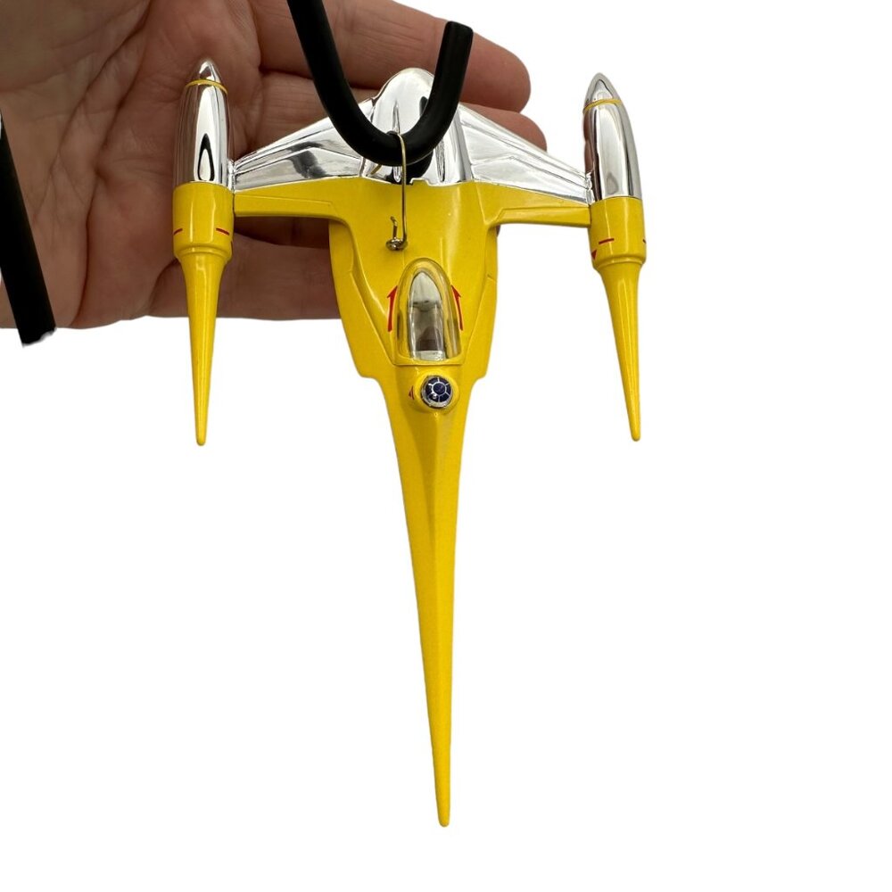Star Wars Naboo N-1 Starfighter Diecast Ornament By Hallmark 1999 6" Episode 1